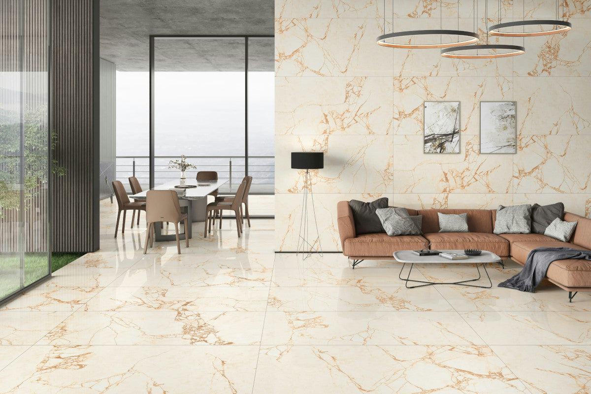 how to clean porcelain floors