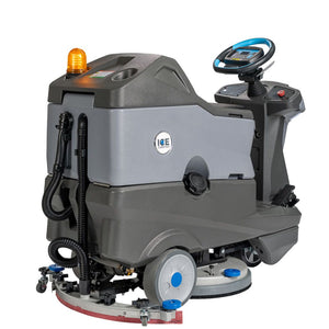 ICE RS20, Rider Floor Scrubber, 20", 18.5 Gallon, Disk, 5/5/3 and Lifetime Lithium Battery Warranty