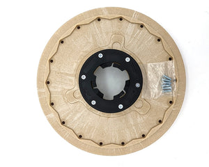 Universal Pad Driver, Floor Buffer, 17", NP9200 Clutch Plate, 1.25" Riser, Bristle System, 717DP