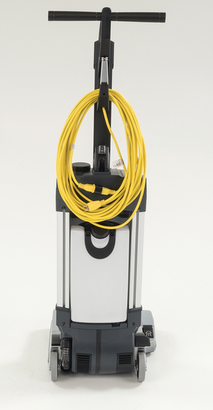 Advance SC100, Floor Sweeper-Scrubber, 12", .8 Gallon, Electric, Forward and Reverse, Cylindrical, 3 Year Warranty