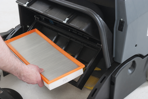 Advance SW900, Floor Sweeper, 33", 15 Gallon Hopper, Battery, Self Propel, 3 Year Warranty