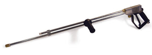 SJ3000 Double Barrel Pressure Washer Dump Gun - Stainless Steel, 36β³ With Foregrip