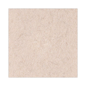 Natural Hog Hair Burnishing Floor Pads, 20" Diameter, Tan, 5/carton