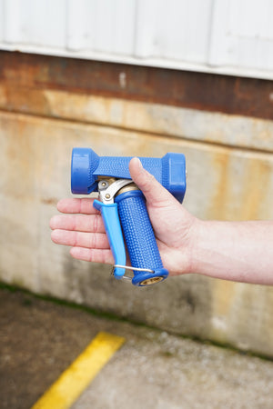 Brass Adjustable Washdown Gun - Low-Pressure Rinsing for Car Wash & Industrial Use