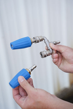 Legacy Twin Nozzle Connector For Pressure Washers