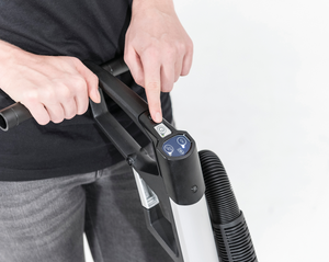 Advance SC100, Floor Sweeper-Scrubber, 12", .8 Gallon, Electric, Forward and Reverse, Cylindrical, 3 Year Warranty