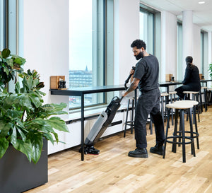 Nilfisk Dryft, Walk Behind Floor Scrubber, 15.4", .66 Gallon, Battery, Orbital, 3 Year Warranty, 58002002