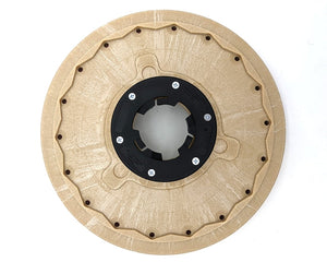 Universal Pad Driver, Floor Buffer, 16", NP9200 Clutch Plate, 1.25" Riser, Bristle System, PB16