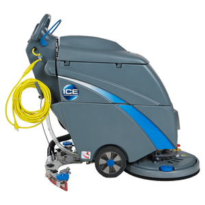 ICE i18C, Walk Behind Floor Scrubber, 17", 9 Gallon, Electric, Pad Assist, Disk, 5/5 Year Warranty