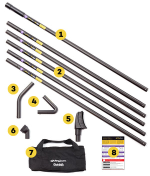 What's included in ProTeam GoHigh Max 107852, numbered 1 through 8