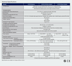 Nilfisk Advance CS7010 Industrial Sweeper Scrubber - New