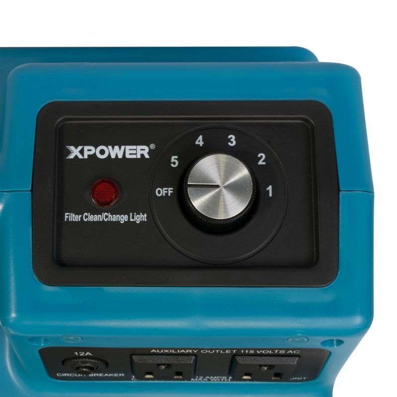 XPOWER X-2480A Professional 3-Stage HEPA Mini Air Scrubber- 550CFM