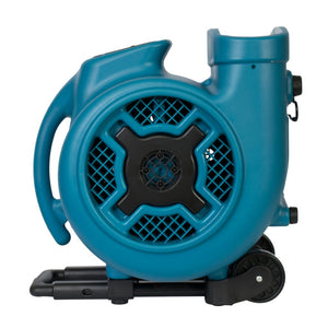 XPOWER X-830H 1 HP Air Mover w/ Telescopic Handle & Wheels