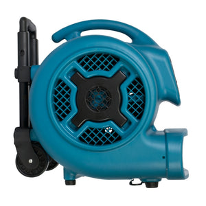 XPOWER X-830H 1 HP Air Mover w/ Telescopic Handle & Wheels
