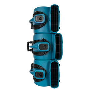 XPOWER X-830H 1 HP Air Mover w/ Telescopic Handle & Wheels