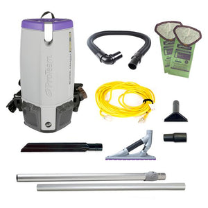 Proteam Supercoach Pro 10QT | Backpack Vacuum | 12lbs | Electric | With Tools | HEPA | 3 Year Warranty