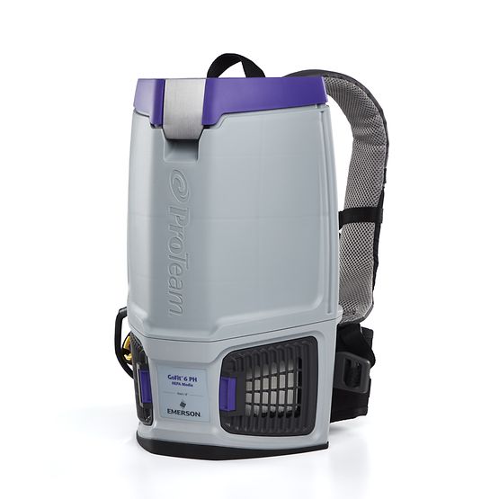 Proteam GoFit 6 PH, Backpack Vacuum, 6QT, Power Nozzle Kit, 12lbs, Electric, With Tools, HEPA, 3 Year Warranty, 107769