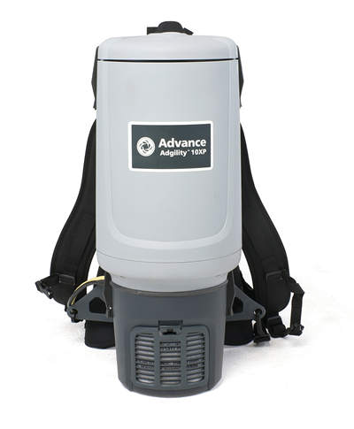 Advance Adgility,  Backpack Vacuum, 6QT or 10QT,  9.3lbs or 10.8lbs, Electric, With Tools, 2 Year Warranty