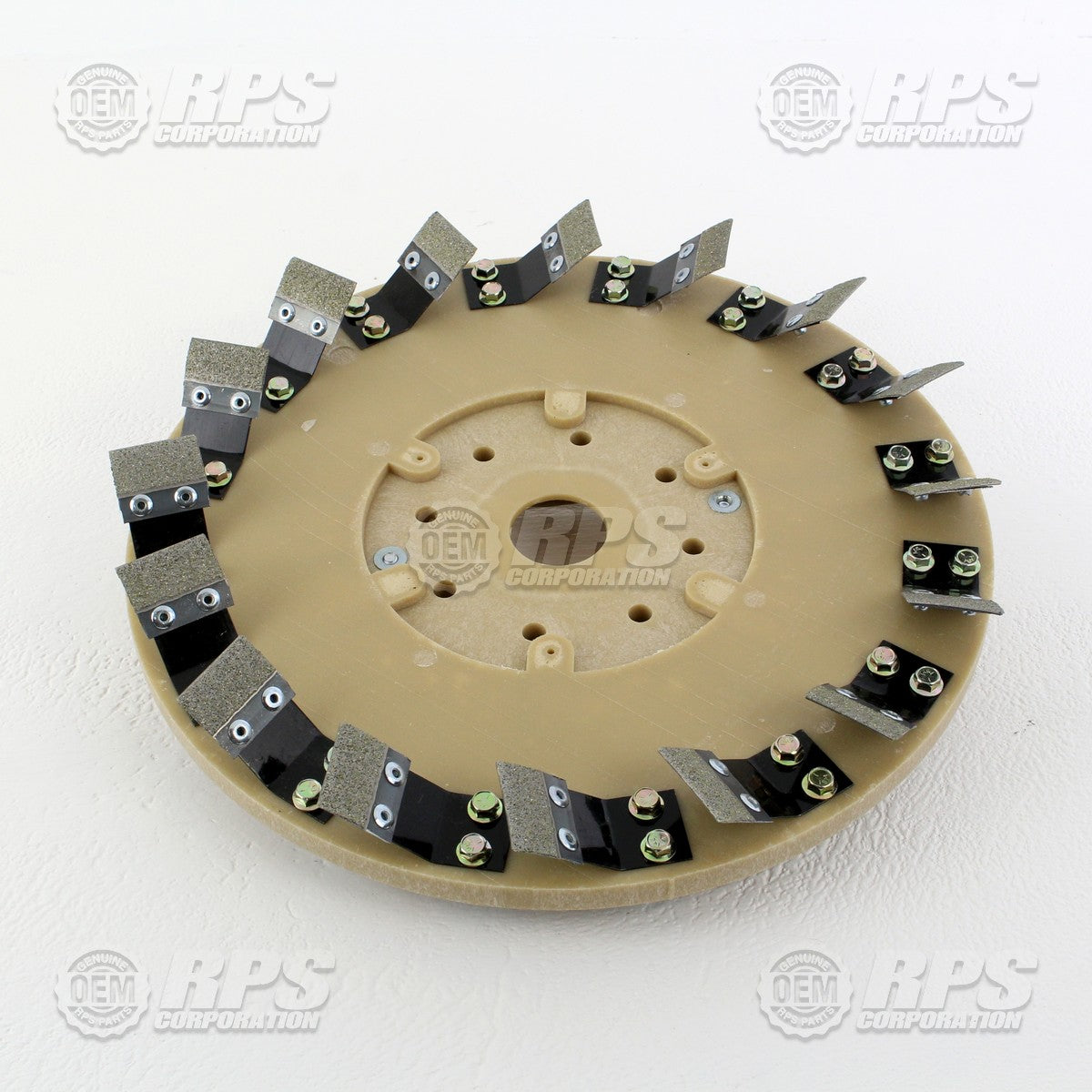 FactoryCat/Tomcat 15-425-0025MECWCT, 15" Diamabrush,Metal,25 Grit - Clockwise,Metal Blade