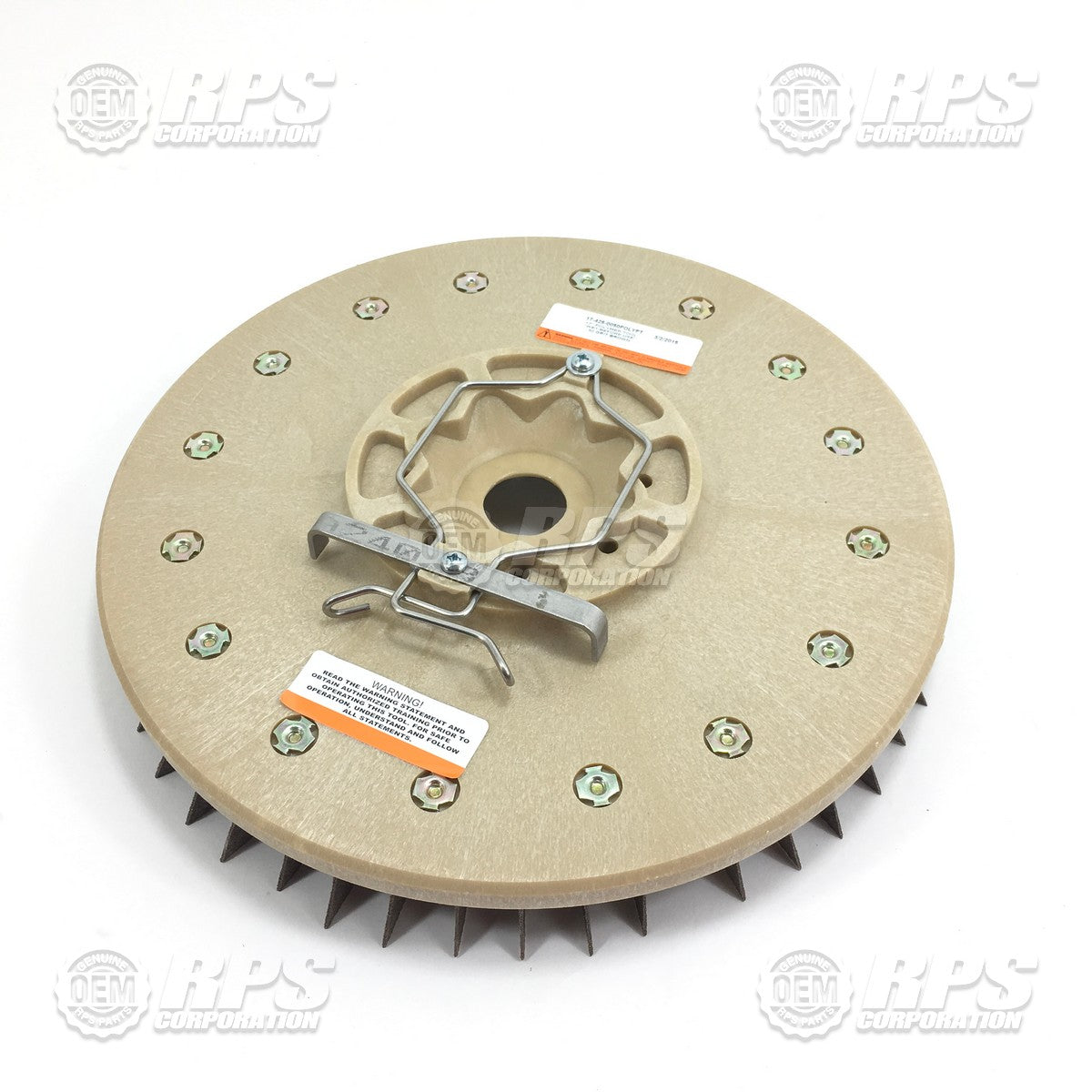 FactoryCat/Tomcat 17-425-0050POLYPT, 17" Diamabrush,Poly,50 Grit - Gold