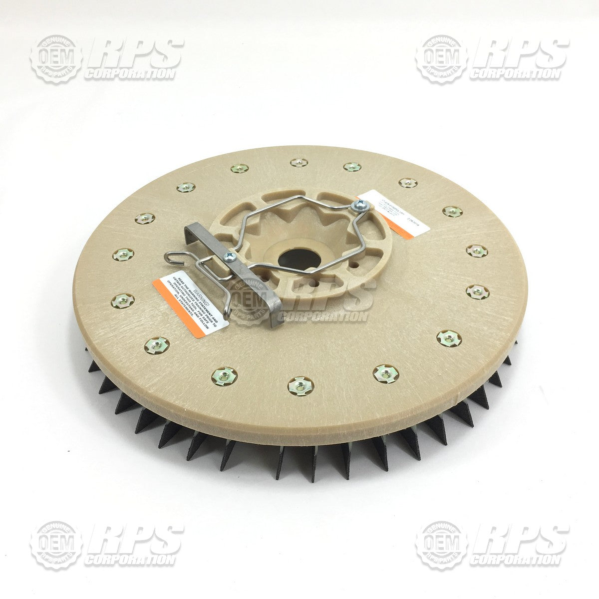 FactoryCat/Tomcat 17-425-0100POLYPT, 17" Diamabrush,Poly,100 Grit - Black