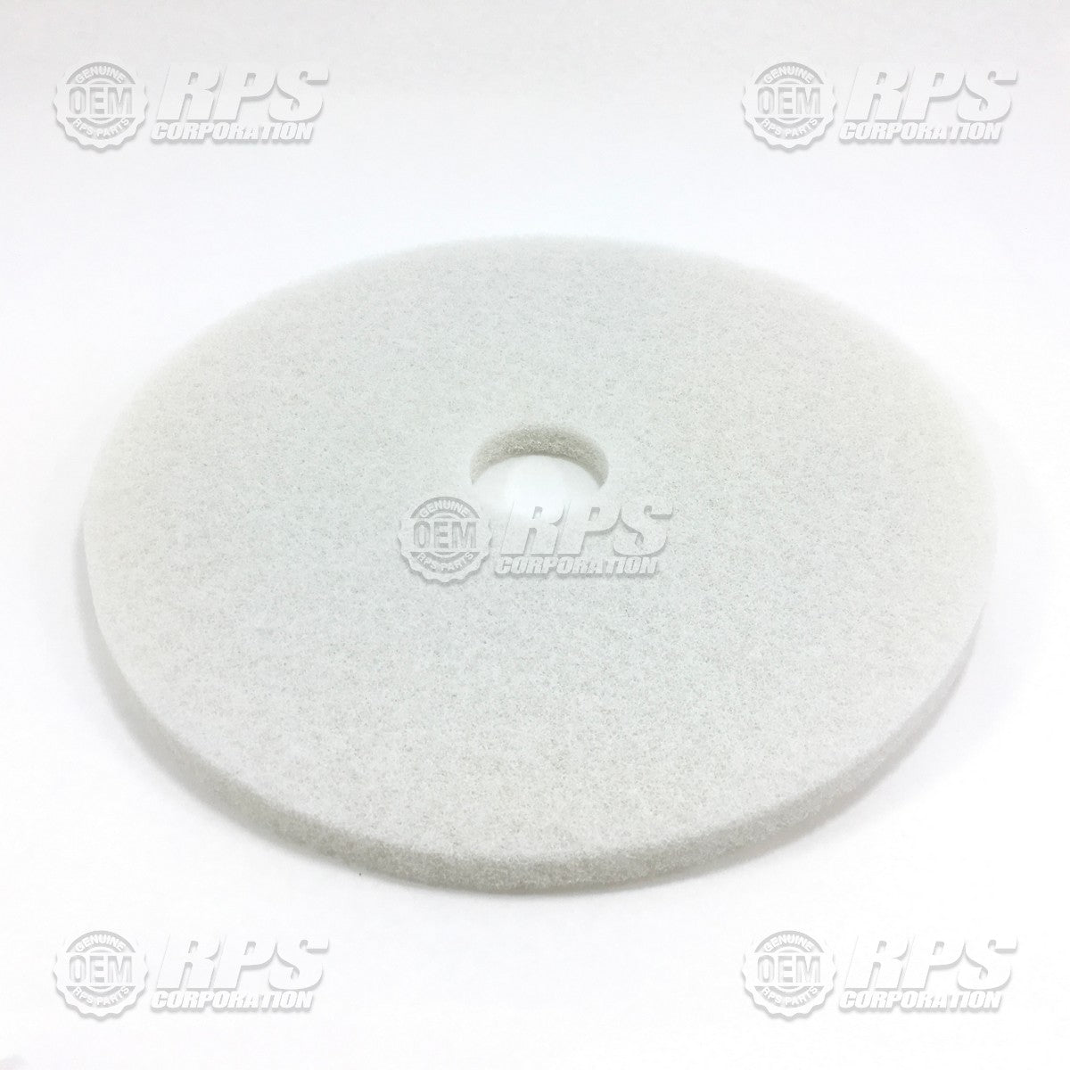 FactoryCat/Tomcat 19-422W, Floor Pads, 19" White - Case of 5 pads