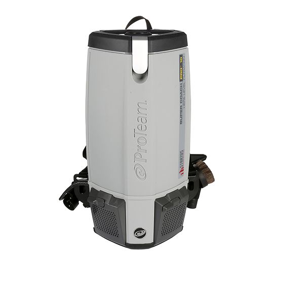 Proteam Stratus Super Coach Pro, Backpack Vacuum, 10QT, 12lbs, Electric, With Tools, HEPA, 3 Year Warranty, 107473