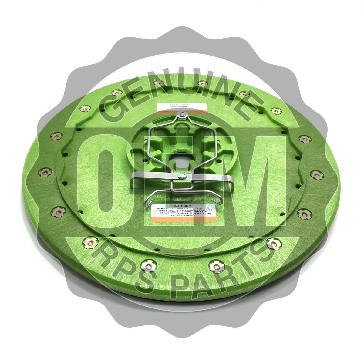 FactoryCat/Tomcat 20-382BLOCK, 20" Green Block Diamabrush And Retainer