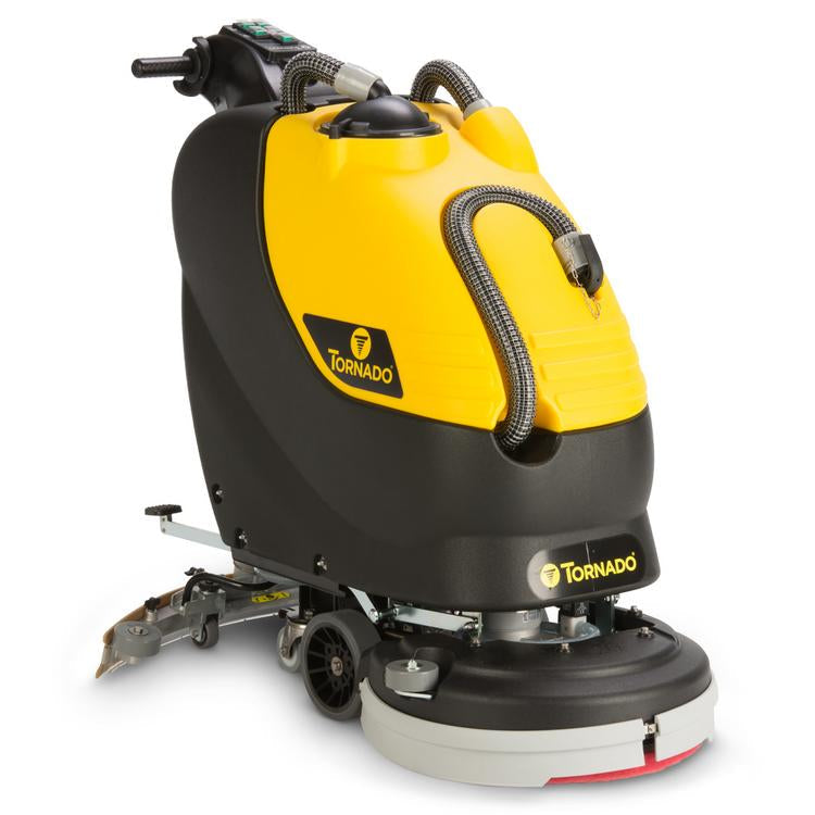 Tornado BD 20/11L | Floor Scrubber | 20" | 11 Gallon | Battery | Pad Assist | Disk | 4 Year Warranty