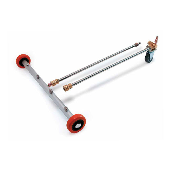 A+, Undercarriage Cleaner Kit, 21Ó to 36Ó, 2 Piece Extension Wand Swivel Caster Included