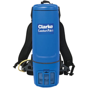 Clarke Comfort Pak | Backpack Vacuum | 6QT or 10QT | 9.3lbs or 10.8lbs | With Tools | Electric | 2 Year Warranty