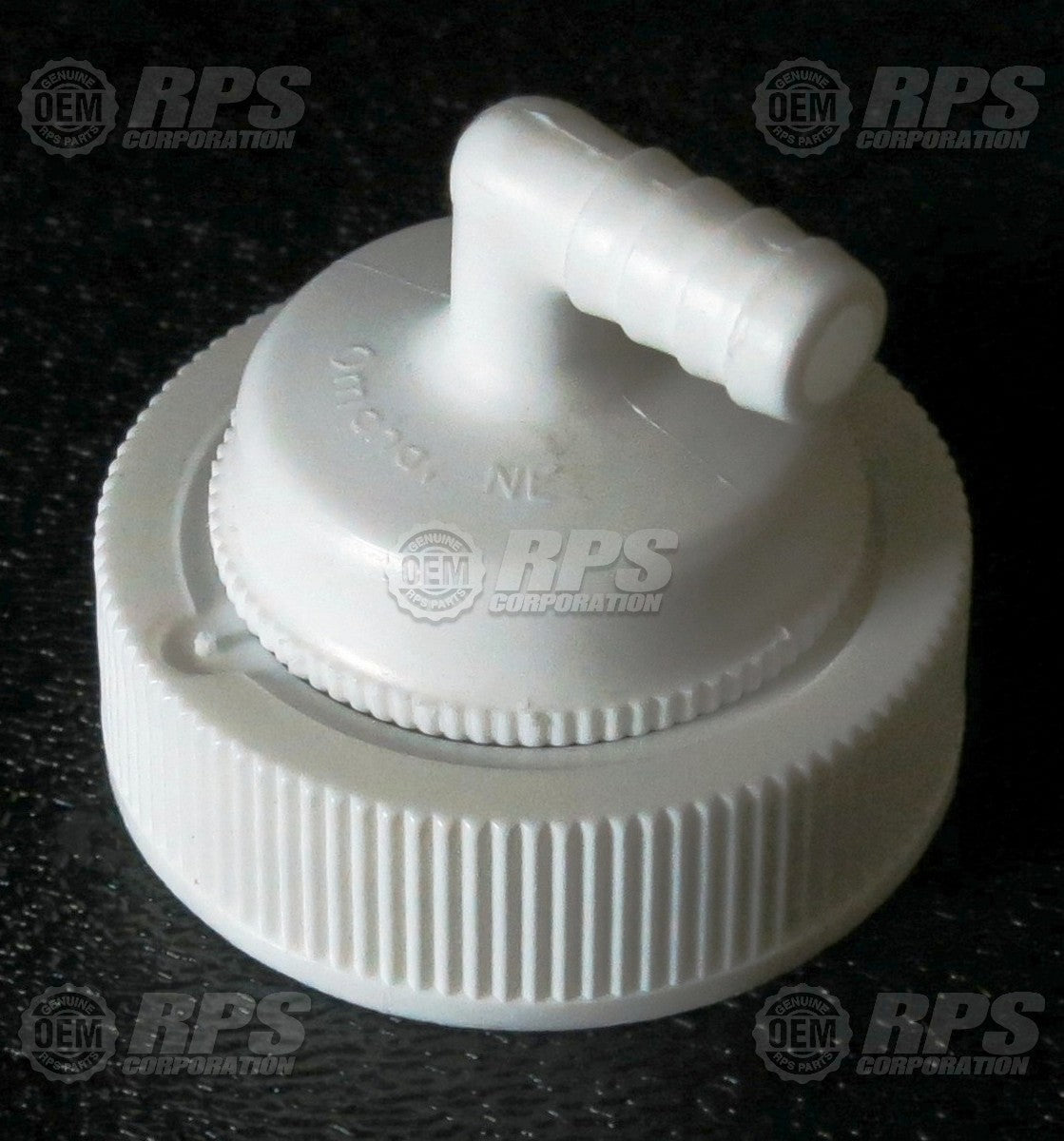 FactoryCat/Tomcat 253-0115, Cap,White,1/2 Gal.,w/90 degree
