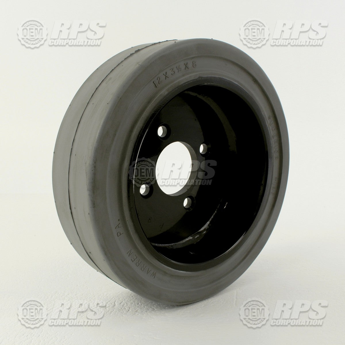 FactoryCat/Tomcat 255-6180, Wheel,Rear,Grey,Smooth