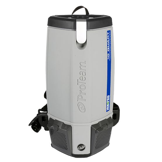 107358 | Proteam Jan-Pro Super Coach Pro 10 | Backpack Vacuum | 10QT | 12lbs | Electric | With Tools | HEPA | 3 Year Warranty