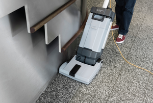 Advance SC100 | Floor Sweeper-Scrubber | 12" | .8 Gallon | Electric | Forward and Reverse | Cylindrical | 3 Year Warranty