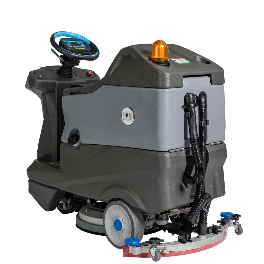 ICE RS20, Rider Floor Scrubber, 20", 18.5 Gallon, Disk, 5/5/3 and Lifetime Lithium Battery Warranty