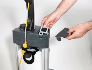 Advance SC100 | Floor Sweeper-Scrubber | 12" | .8 Gallon | Electric | Forward and Reverse | Cylindrical | 3 Year Warranty