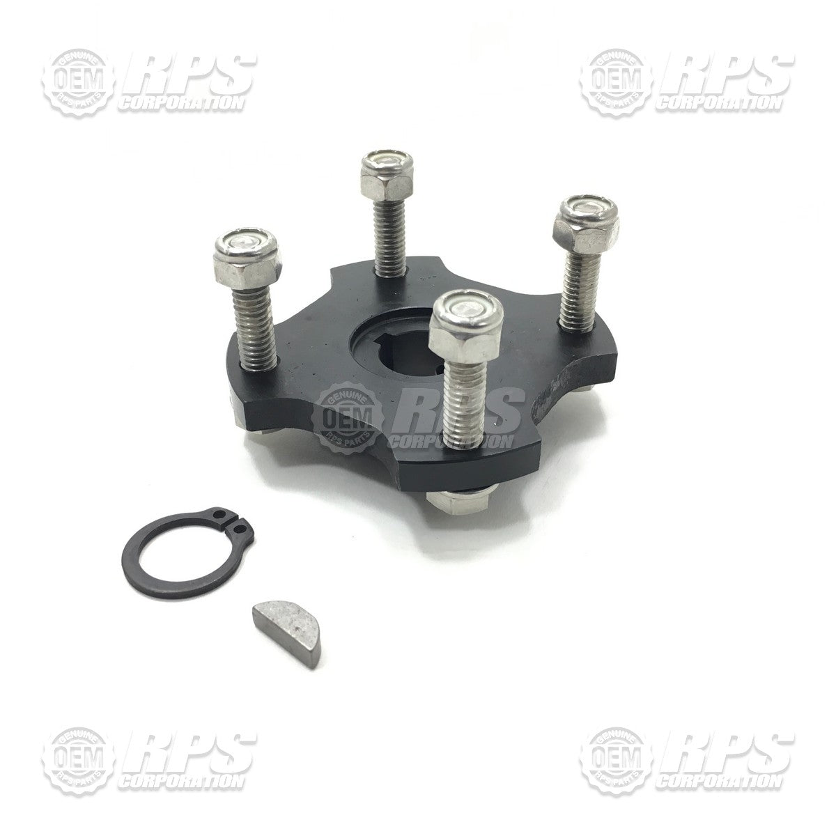 FactoryCat/Tomcat 32-3002D, Transaxle Hub Assembly w/ snap ring and key