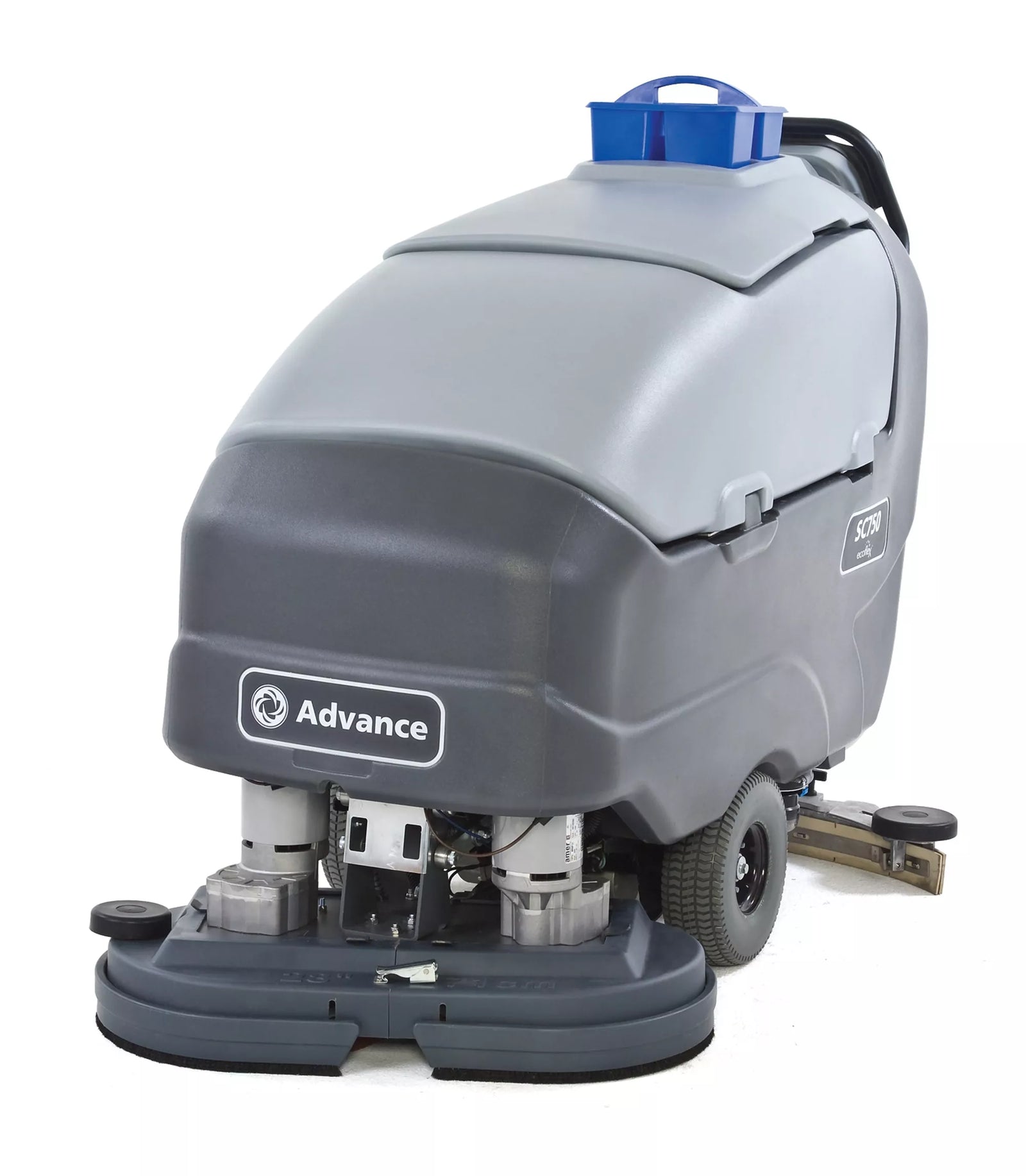 Advance SC750, Walk Behind Floor Scrubber, 26", 21 Gallon, Battery, Self Propel, Disk, 3 Year Warranty