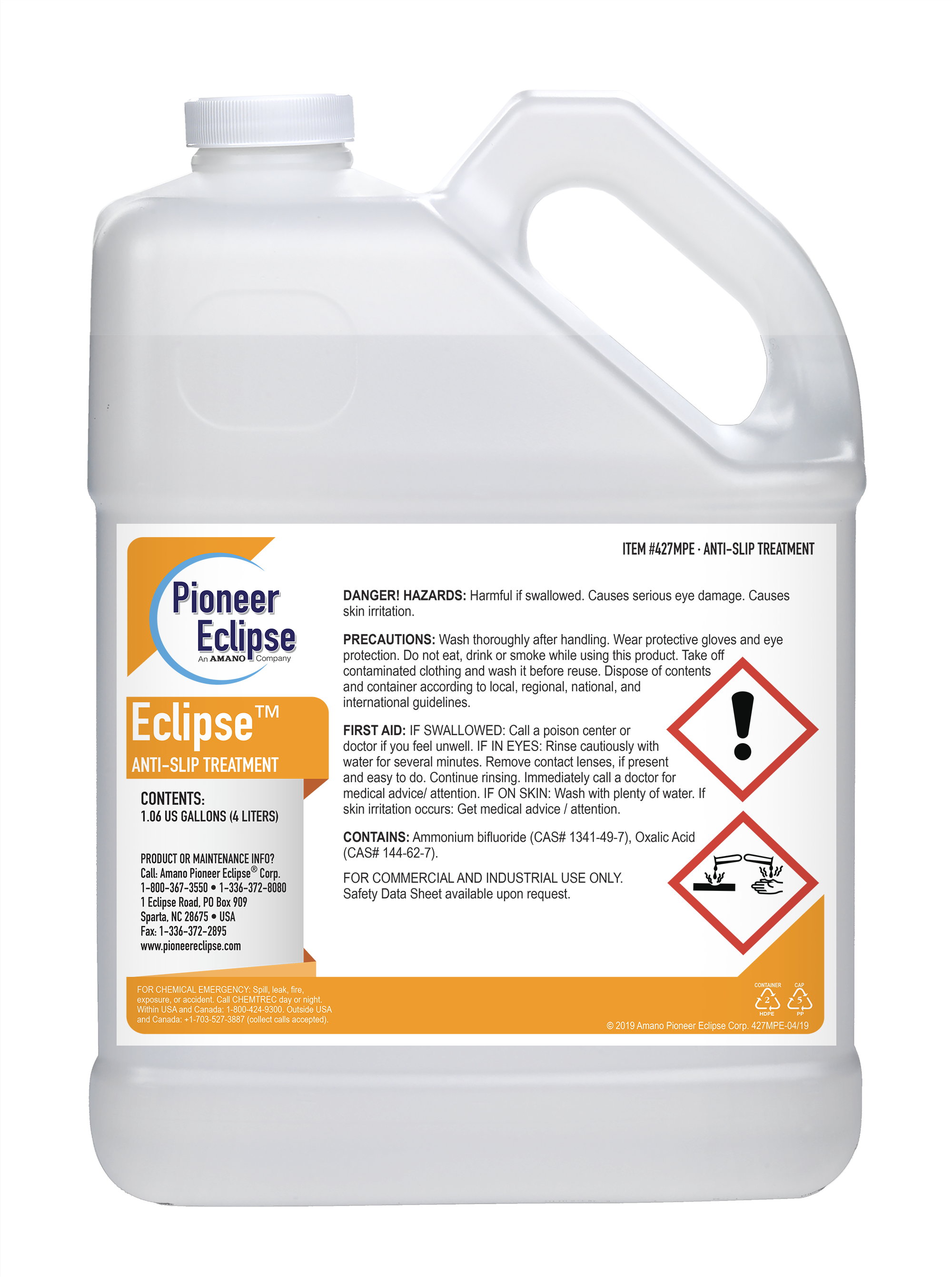 427MPE | Pioneer Eclipse™ | Anti-Slip Treatment | 4 X 1.06 Gallons