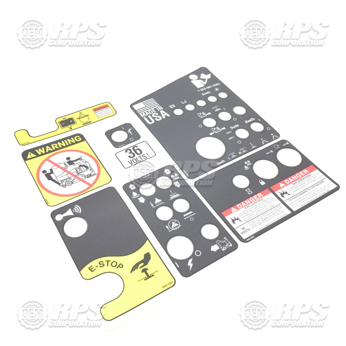FactoryCat/Tomcat 500-2020, Decal Set, Pilot/Pro