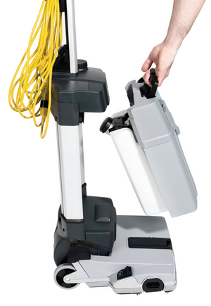 Advance SC100 | Floor Sweeper-Scrubber | 12" | .8 Gallon | Electric | Forward and Reverse | Cylindrical | 3 Year Warranty