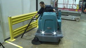 Tennant S16 Battery-Powered Compact Ride-On Sweeper