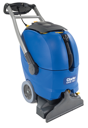 Clarke EX40 16ST & 18LX, Carpet Extractor, 9 or 12 Gallon, 16 or 18", Pull Back or Forward/Reverse, 3 Year Warranty