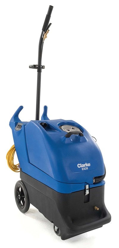 Clarke EX20, Carpet Extractor, 12.5 Gallon, 100 PSI, Hot or Cold Water, Single 3 Stage Vac Motor, 3 Year Warranty