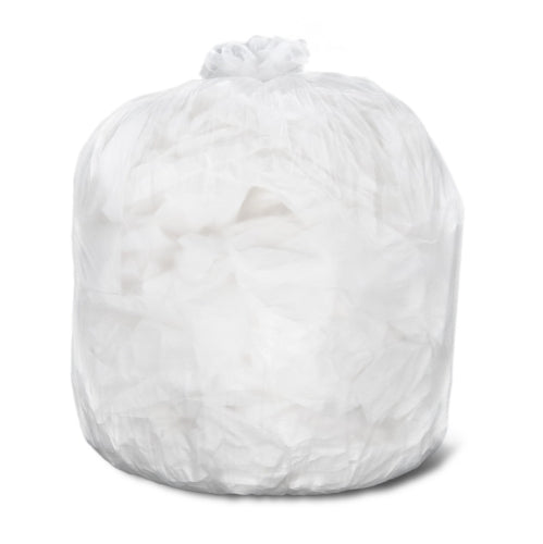 KleenLine Can Liner 43x48 16 MIC Clear, 56 Gallon Capacity, 8 rolls of 25 liners, 200 Count