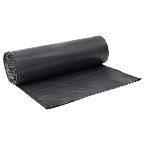 KleenLine Can Liner 40x48 19 MIC Black, 40-45 Gallon Capacity, 8 rolls of 25 liners, 200 Count
