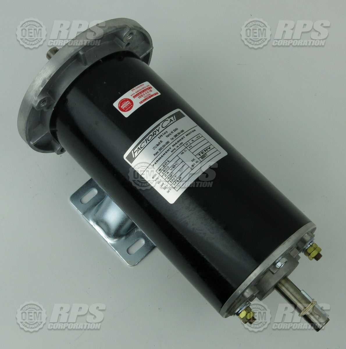 FactoryCat/Tomcat 8-201, Motor,24v,1HP
