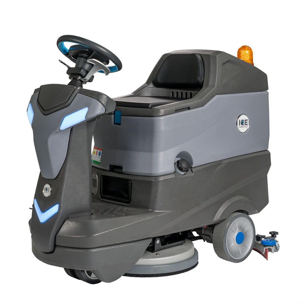 ICE RS20, Rider Floor Scrubber, 20", 18.5 Gallon, Disk, 5/5/3 and Lifetime Lithium Battery Warranty
