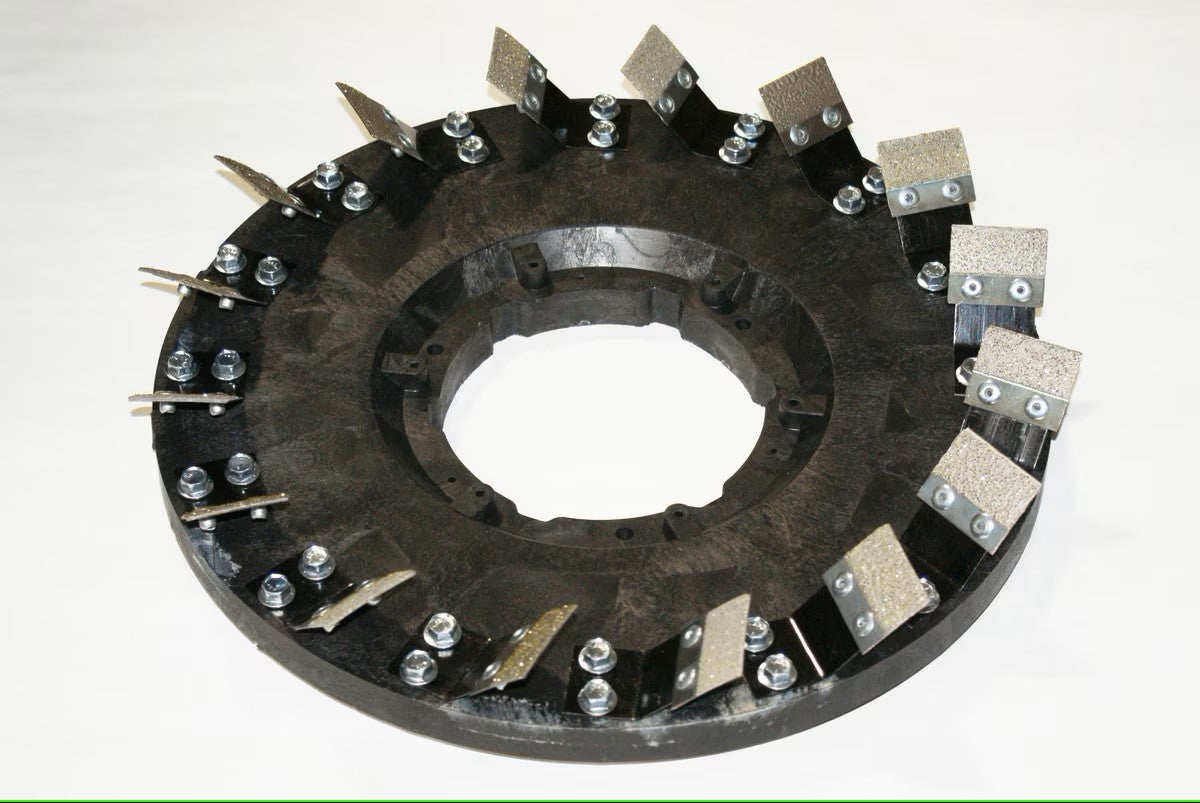 Diamabrush Concrete Prep Tool | Tennant T5 | 28" | 100 Grit | Set of 2